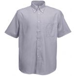Chemise homme manches courtes oxford SC65112 - Oxford Grey