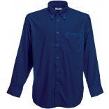 Chemise homme manches longues oxford SC65114 - Navy