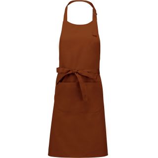 TABLIER POLYCOTON AVEC POCHE Cacao