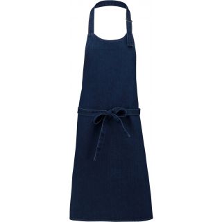 Tablier coton sans poche Denim