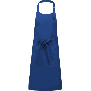 Tablier coton sans poche Royal Blue