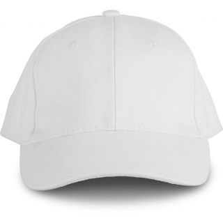 Casquette Oeko-Tex 6 panneaux White
