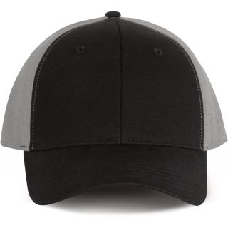 Casquette Snapback - 6 panneaux Black / Grey Melange