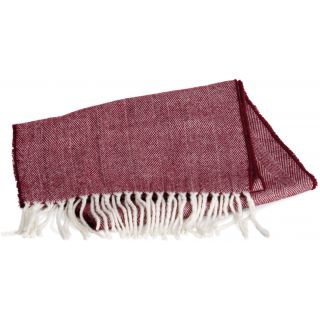 Écharpe à frange Wine / Natural