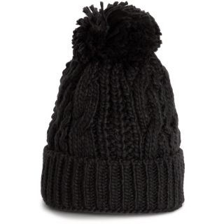 Bonnet en maille tricot Black
