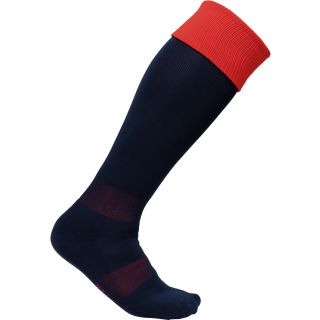 Chaussettes sport bicolores Sporty Navy / Sporty Red