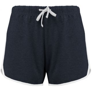Short de sport femme PA1021 - Navy / White