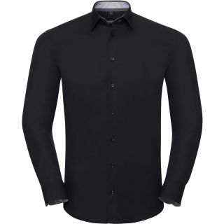 Chemise ultimate stretch manches longues RU966M - Black / Oxford Grey / Convoy Grey