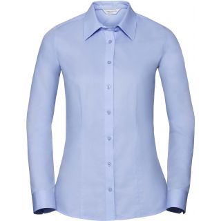 Chemise femme manches longues COOLMAX® RU972F - Light Blue