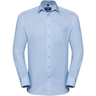 Chemise homme manches longues COOLMAX® RU972M - Light Blue