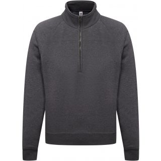 SWEAT-SHIRT COL ZIPPÉ PREMIUM (62-032-0) Dark Heather Grey