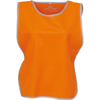 Chasuble à bordure réfléchissante Orange