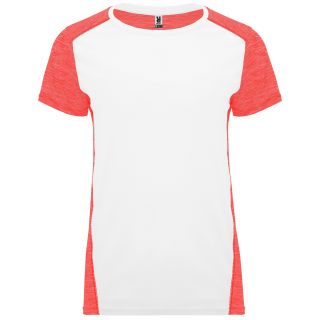 ZOLDER WOMAN BLANC/CORAIL FLUO CHINÉ