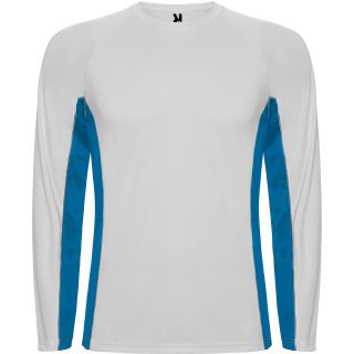 SHANGHAI L/S BLANC/BLEU ROYAL