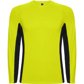 SHANGHAI L/S JAUNE FLUO/NOIR