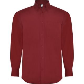 Chemise homme manches longues AIFOS L/S grenat