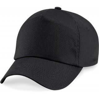 Casquette 5 panneaux originale B10 - Black à l'unité