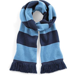 Écharpe rayée Varsity B479 - French Navy / Sky Blue