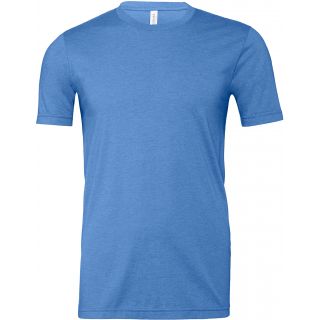 T-shirt homme col rond manches courtes BE3001 - Heather Columbia Blue