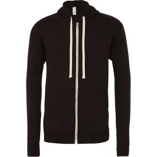 Sweat-shirt capuche zippé triblend unisexe BE3909 - Solid Black Triblend
