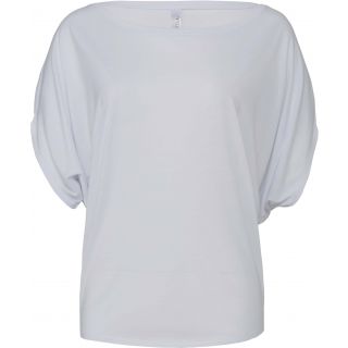 T-shirt femme flowy circle BE8806 - White