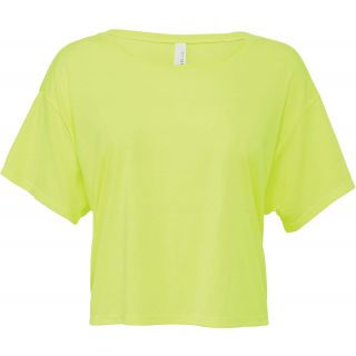 T-shirt femme silhouette boxy BE8881 - Neon Yellow