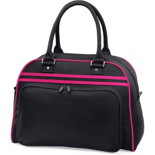 Sac Bowling Rétro BG75 - Black / Fuchsia-One Size