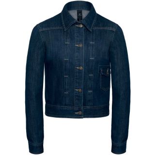 Veste Jean femme DNM Frame JWD11 B&C - Deep Blue Denim