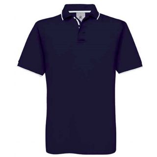 Polo manches courtes Safran Sport PU413 - Navy / White