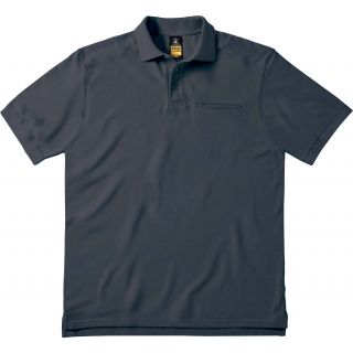 Polo de travail manches courtes Skill Pro PUC10 - Dark Grey