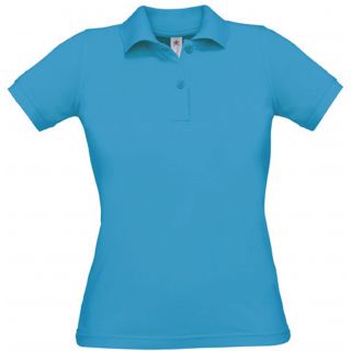 Polo femme manches courtes Safran Pure PW455 - Atoll