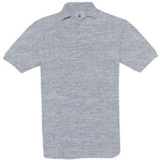 Polo homme manches courtes Safran SAF - Heather Grey