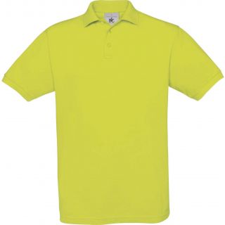 Polo homme manches courtes Safran SAF - Pixel Lime