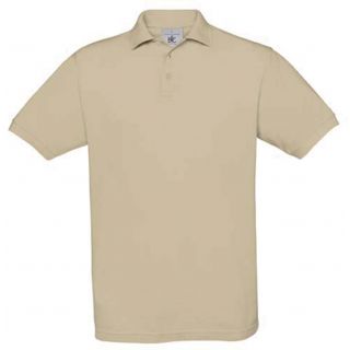 Polo homme manches courtes Safran SAF - Sand