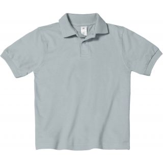 Polo enfant manches courtes Safran SAFE - Pacific Grey