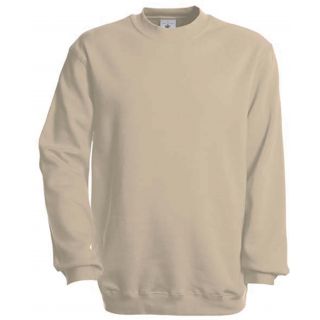 Sweat-shirt col rond manches droites SET B&C - Sand