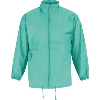 Coupe vent homme sirocco JU800 - Pixel Turquoise de face