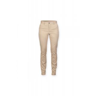 Pantalon femme Chino Stretch FR622 - Stone