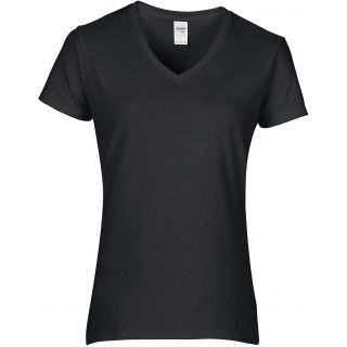 T-shirt Femme Col V Premium GI4100VL - Black