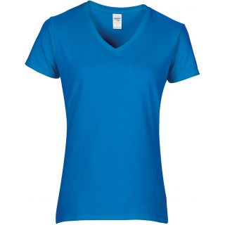 T-shirt Femme Col V Premium GI4100VL - Sapphire