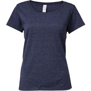 T-shirt femme Softstyle® Deep Scoop 64550L - Heather Navy