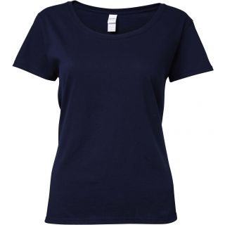 T-shirt femme Softstyle® Deep Scoop 64550L - Navy