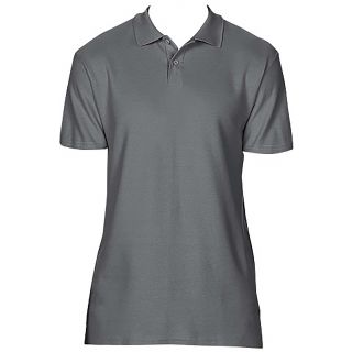 Polo homme Softstyle double piqué GI64800 - Charcoal
