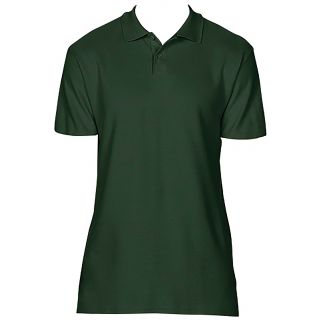 Polo homme Softstyle double piqué GI64800 - Forest Green