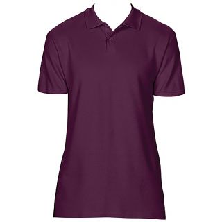 Polo homme Softstyle double piqué GI64800 - Maroon