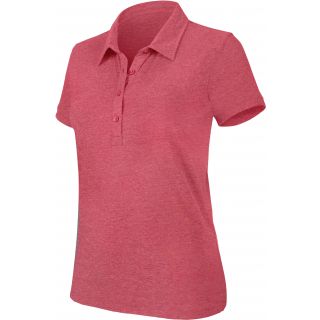 Polo femme manches courtes "mélange" K208 - Red Heather