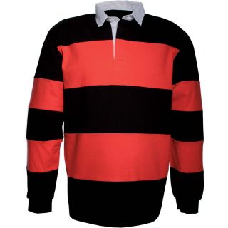 Polo rugby K215 - Black / Red