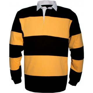 Polo rugby K215 - Black / Yellow