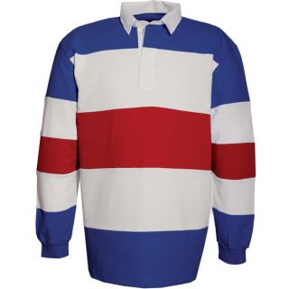 Polo rugby K215 - Royal Blue / White / Red