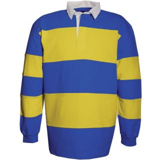 Polo rugby K215 - Royal Blue / Yellow
